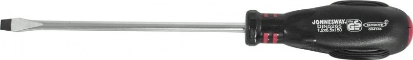Отвертка шлицевая JONNESWAY D03S6150 HERCULES, SL6.5х150 мм [047064]