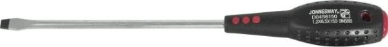 Отвертка шлицевая JONNESWAY D04S3150 FULL STAR, SL3х150 мм [047911]