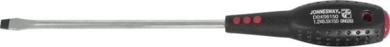 Отвертка шлицевая JONNESWAY D04S5125 FULL STAR, SL5.5х125 мм [047074]