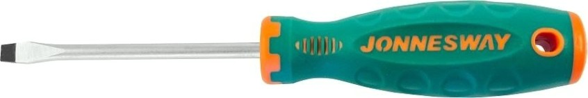 Отвертка шлицевая JONNESWAY D71S6100 ANTI-SLIP GRIP, SL6.5х100 мм [049954]