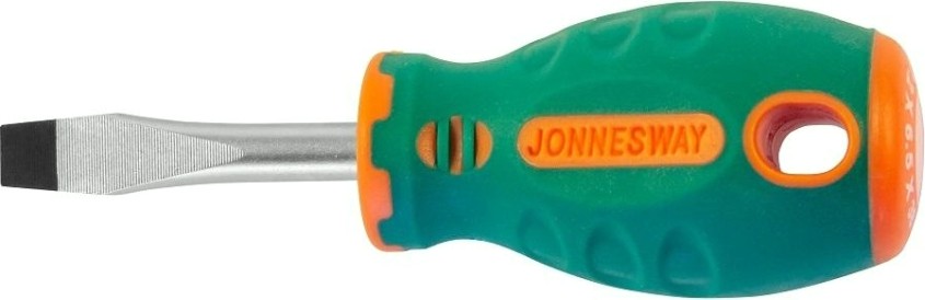 Отвертка шлицевая JONNESWAY D71S638 ANTI-SLIP GRIP, SL6.5х38 мм [049955]