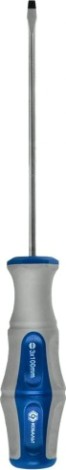 Отвертка шлицевая Кобальт 646-232 ultra grip sl 3,0х100 мм cr-v, двухкомпонентная ру