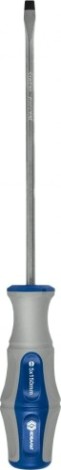 Отвертка шлицевая Кобальт 646-263 ultra grip sl 5,0х150 мм cr-v, двухкомпонентная ру