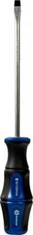 Отвертка шлицевая Кобальт 646-287 ultra grip sl 6,0х150 мм, двухкомпонентная рукоятк
