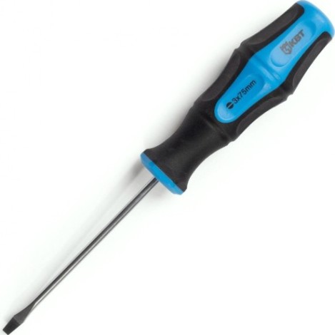 Отвертка шлицевая КВТ МАСТЕР шлиц 3*75 [77396]