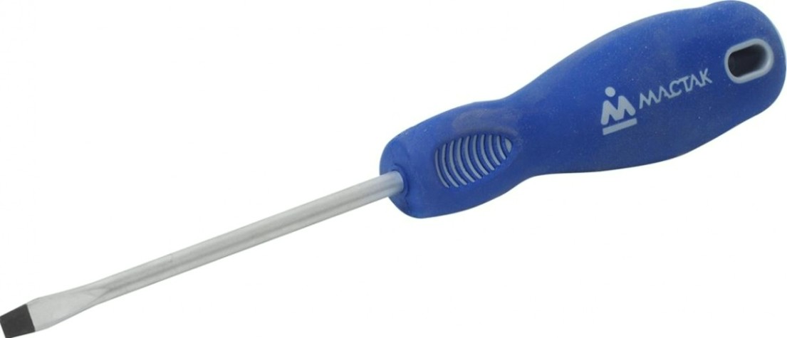 Отвертка шлицевая МАСТАК 040-55100H slotted 5,5 мм, 100 мм, держатель