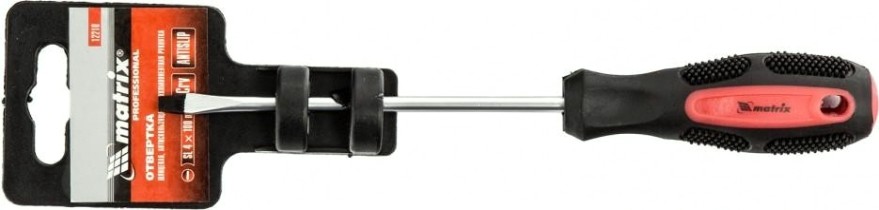 Отвертка шлицевая MATRIX Anti-Slip 4.0 х 100 мм [12210]