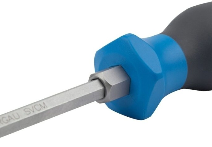 Отвертка шлицевая Norgau 6,5x125 с ударным наконечником n155k [062012265]