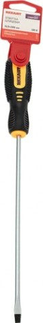 Отвертка шлицевая REXANT SL 5х200 мм Cr-V двухкомпонентная рукоятка [12-6429]