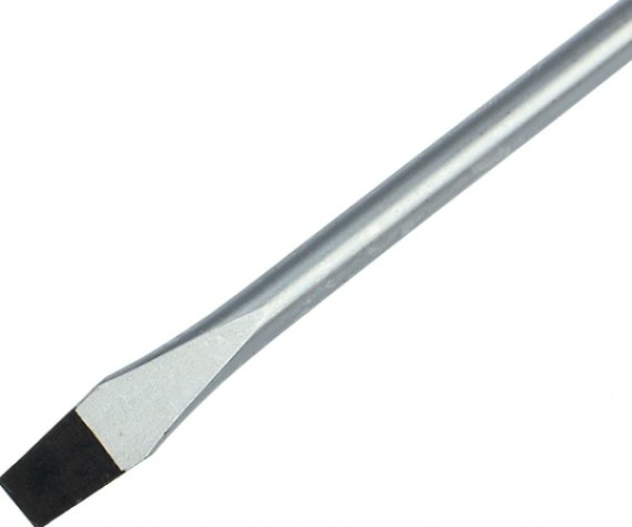 Отвертка шлицевая REXANT SL 5х200 мм Cr-V двухкомпонентная рукоятка [12-6429]