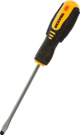 Отвертка шлицевая REXANT SL 6х125 мм Cr-V двухкомпонентная рукоятка [12-4723]