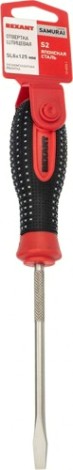 Отвертка шлицевая REXANT SL 6х125 мм S2 трехкомпонентная рукоятка [12-4723-1]