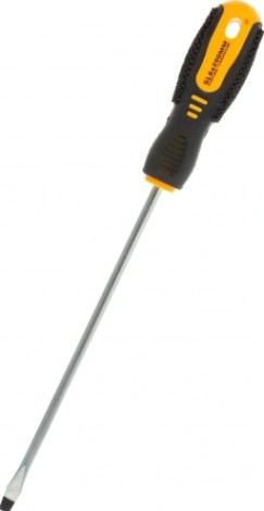 Отвертка шлицевая REXANT SL 6х200 мм Cr-V двухкомпонентная рукоятка [12-6432]