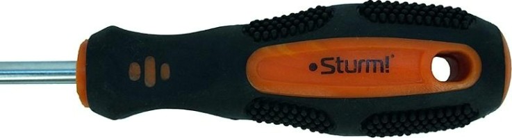 Отвертка шлицевая Sturm 1040-03-SL6-100 магнит. наконечник, 6х100мм Отвертка шлицевая Sturm 1040-03-SL6-100 магнит. наконечник, 6х100мм