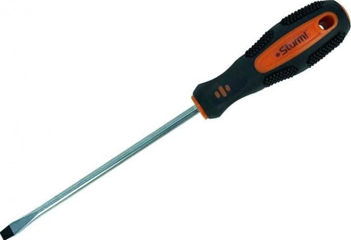 Отвертка шлицевая Sturm 1040-03-SL6-150 магнит. наконечник, 6х150мм Отвертка шлицевая Sturm 1040-03-SL6-150 магнит. наконечник, 6х150мм