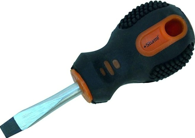 Отвертка шлицевая Sturm 1040-03-SL6-38 магнит. наконечник, 6х38мм Отвертка шлицевая Sturm 1040-03-SL6-38 магнит. наконечник, 6х38мм