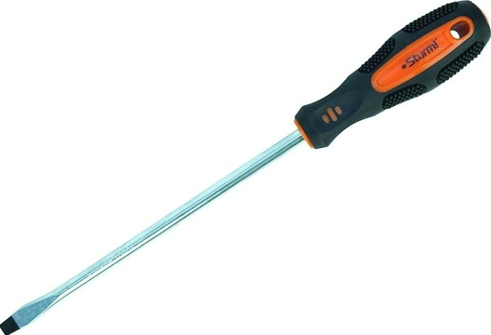 Отвертка шлицевая Sturm 1040-03-SL8-200 магнит. наконечник, 8х200мм Отвертка шлицевая Sturm 1040-03-SL8-200 магнит. наконечник, 8х200мм