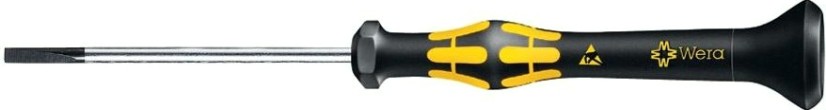 Отвертка шлицевая WERA Kraftform Micro 1578 A ESD 0,40 х 2,5 х 80 мм WE-030104 [WE-030104]