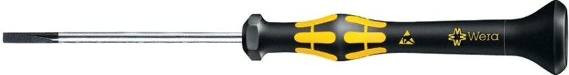 Отвертка шлицевая WERA Kraftform Micro 1578 A ESD 0,60 х 3,5 х 80 мм WE-030106 [WE-030106]