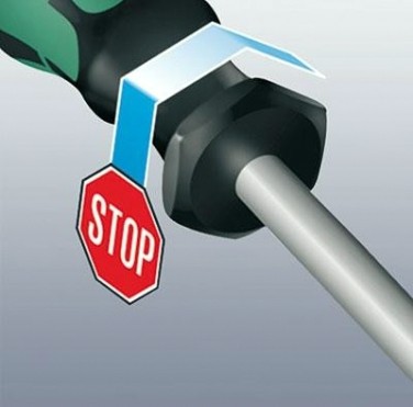 Отвертка шлицевая WERA Kraftform Plus Серия 300 334 SK 1,0 х 5,5 х 100 MM WE-007673 [WE-007673]