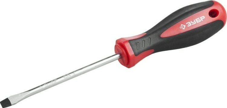 Отвертка шлицевая ЗУБР "МАСТЕР" 5.5 х 100 мм 25061-5.5-100 [25061-5.5-100_z03]