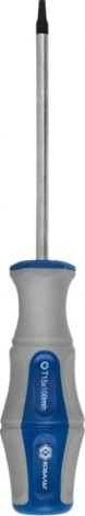 Отвертка TX Кобальт 910-041 ultra grip tamper-15х100 мм cr-v, двухкомпонентная