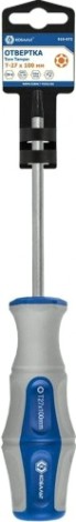 Отвертка TX Кобальт 910-072 ultra grip tamper-27х100 мм cr-v, двухкомпонентная Отвертка TX Кобальт 910-072 ultra grip tamper-27х100 мм cr-v, двухкомпонентная