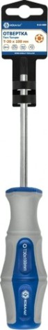 Отвертка TX Кобальт 910-089 ultra grip tamper-30х100 мм cr-v, двухкомпонентная Отвертка TX Кобальт 910-089 ultra grip tamper-30х100 мм cr-v, двухкомпонентная