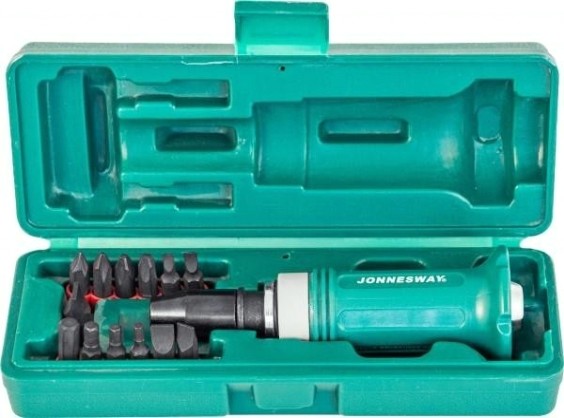 Отвертка ударная JONNESWAY AG010138 5,6,8,10,12мм PH# 1,2,3,4 Hex 4,5,6,8, 14 предмето [048302]