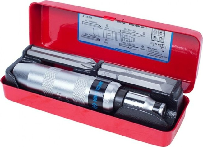 Отвертка ударная KING TONY 4111FR 5/16", 6 предметов