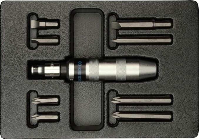 Отвертка ударная KING TONY 6 предметов ложемент 9-4128FR [9-4128FR]