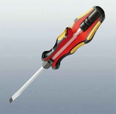 Отвертка ударная WERA Kraftform Plus Серия 900 932 AS 0.8 х 4.5 х 100MM WE-018300 [WE-018300]