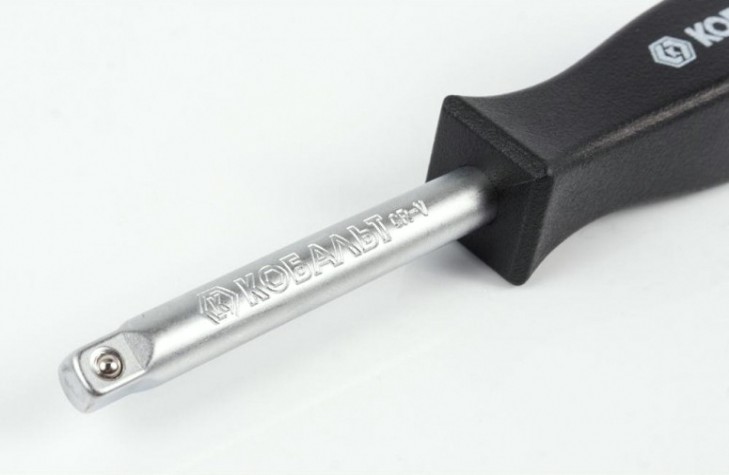 Отвертка - вороток Кобальт 642-654 квадрат 1/4", cr-v Отвертка - вороток Кобальт 642-654 квадрат 1/4", cr-v