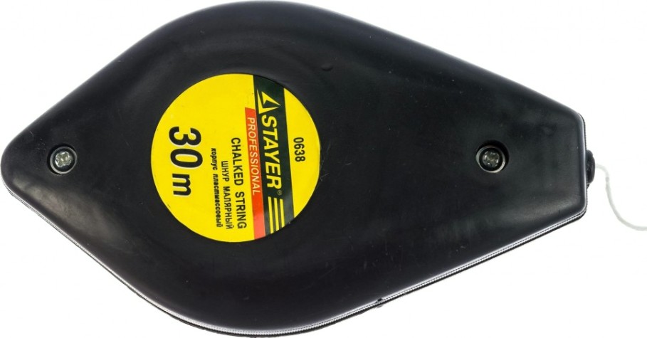 Отвес STAYER STAYER разметочный, корпус пластмассовый, 30м [0638]