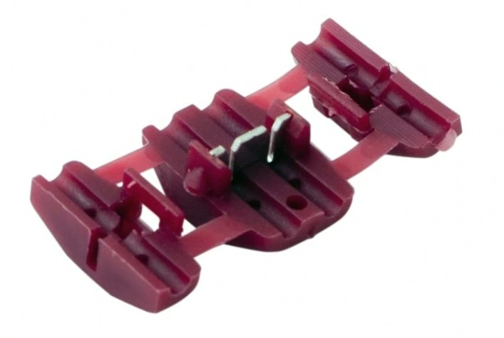 Ответвитель REXANT 08-0791 (уп 100 шт) 0.5-0.75мм² (3MY) красный [08-0791]