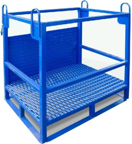 Паллета для газовых баллонов - 40л кислород (под 12шт) [00000002034]