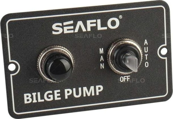 Панель бортового питания SEAFLO SFSP-015-01 с трехпозиционным переключателем, 12V/24V [SFSP-015-01]