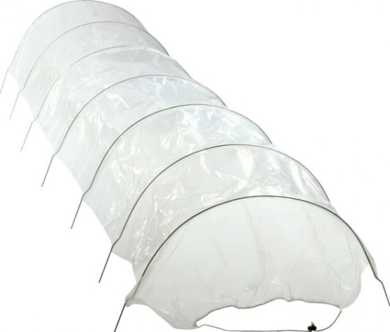 Парник GRINDA в комплекте стальные оцинк. дуги и пленка 120 микрон, 400х65х45 см 8-422356 [8-422356]