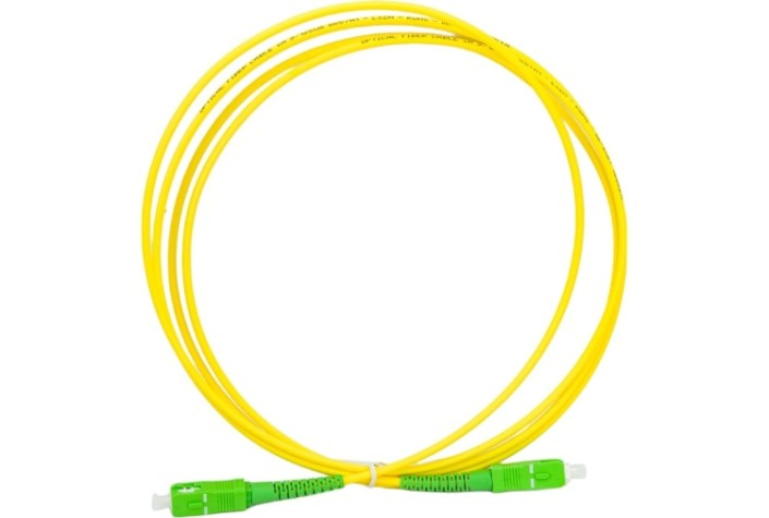 Патч-корд оптический REXANT 50-2023 9/125 (OS2), SC/APC-SC/APC, (Simplex), LSZH, 2м