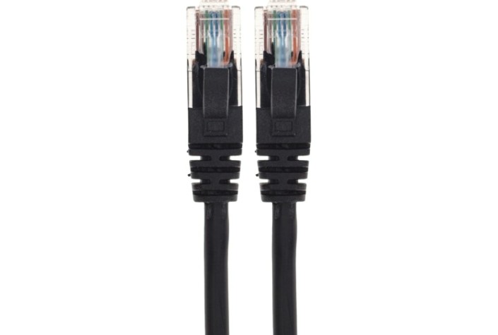 Патч-корд REXANT 02-0102-03 U/UTP, CAT 5e, RJ45-RJ45, 26AWG, LSZH, черный 0,3м