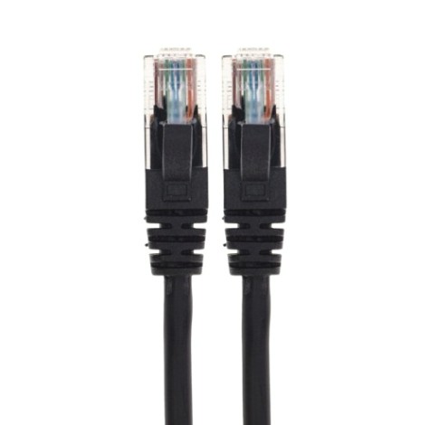 Патч-корд REXANT 02-0102-05 U/UTP, CAT 5e, RJ45-RJ45, 26AWG, LSZH, черный 0,5м