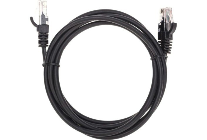 Патч-корд REXANT 02-0102-105 U/UTP, CAT 5e, RJ45-RJ45, 26AWG, LSZH, черный 1,5м