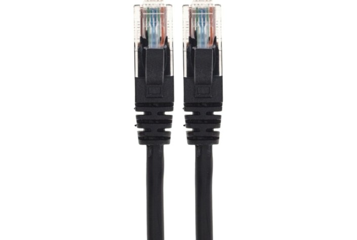 Патч-корд REXANT 02-0102-105 U/UTP, CAT 5e, RJ45-RJ45, 26AWG, LSZH, черный 1,5м
