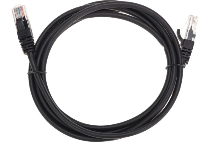 Патч-корд REXANT 02-0102-2 U/UTP, CAT 5e, RJ45-RJ45, 26AWG, LSZH, черный 2м