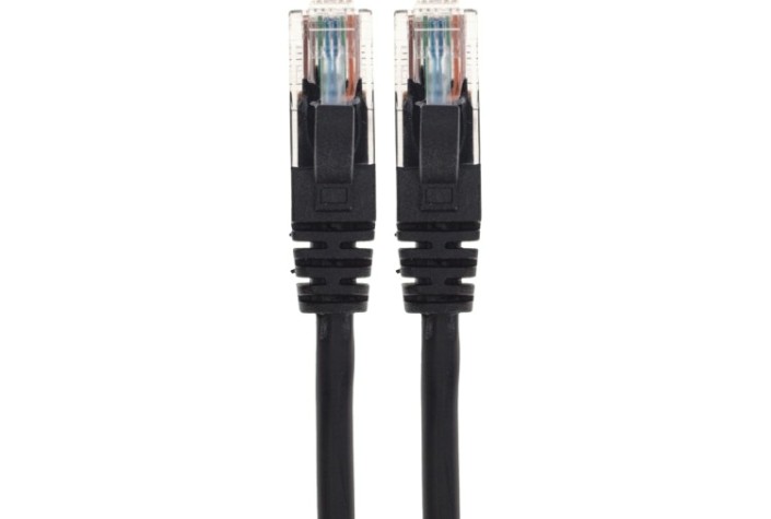Патч-корд REXANT 02-0102-2 U/UTP, CAT 5e, RJ45-RJ45, 26AWG, LSZH, черный 2м