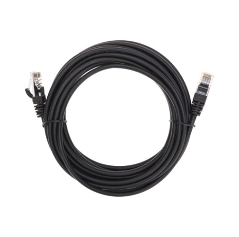 Патч-корд REXANT 02-0102-5 U/UTP, CAT 5e, RJ45-RJ45, 26AWG, LSZH, черный 5м
