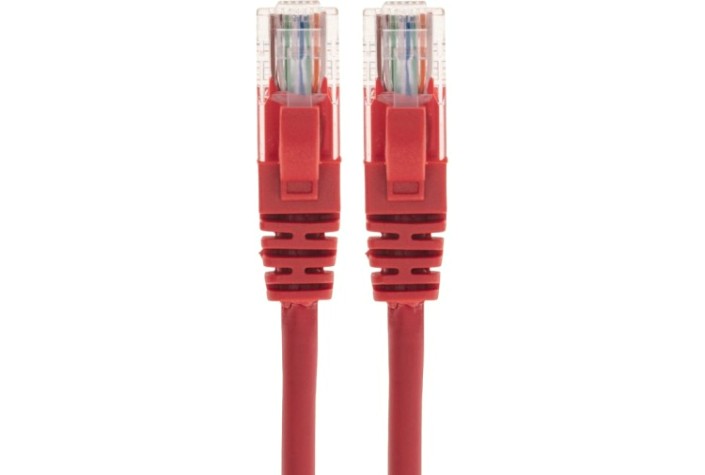 Патч-корд REXANT 02-0103-05 U/UTP, CAT 5e, RJ45-RJ45, 26AWG, LSZH, красный 0,5