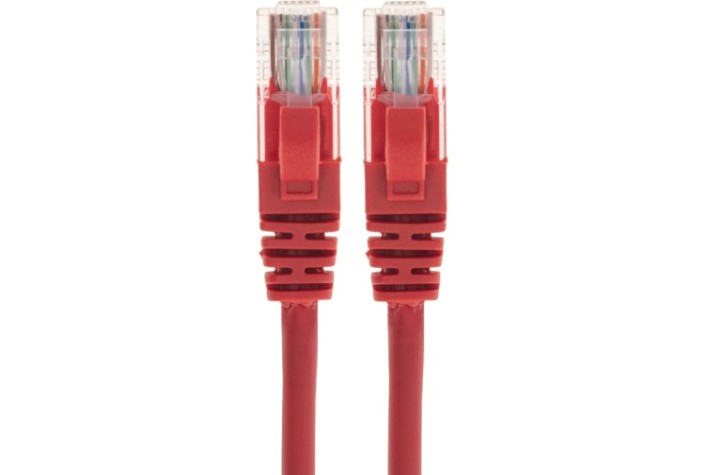 Патч-корд REXANT 02-0103-2 U/UTP, CAT 5e, RJ45-RJ45, 26AWG, LSZH, красный 2м