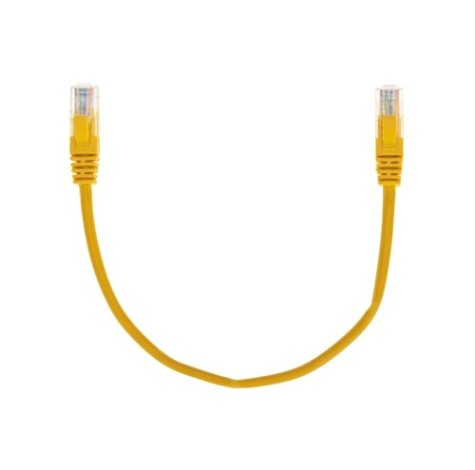 Патч-корд REXANT 02-0105-03 U/UTP, CAT 5e, RJ45-RJ45, 26AWG, LSZH, желтый 0,3м