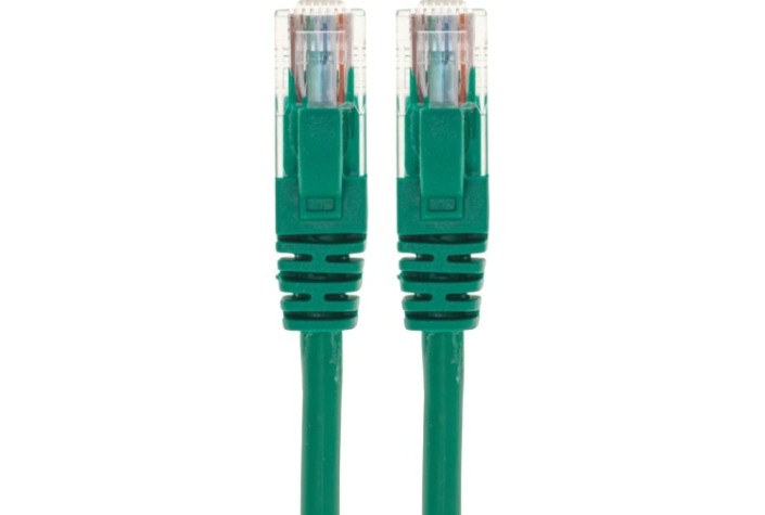 Патч-корд REXANT 02-0106-5 U/UTP, CAT 5e, RJ45-RJ45, 26AWG, LSZH, зеленый 5м